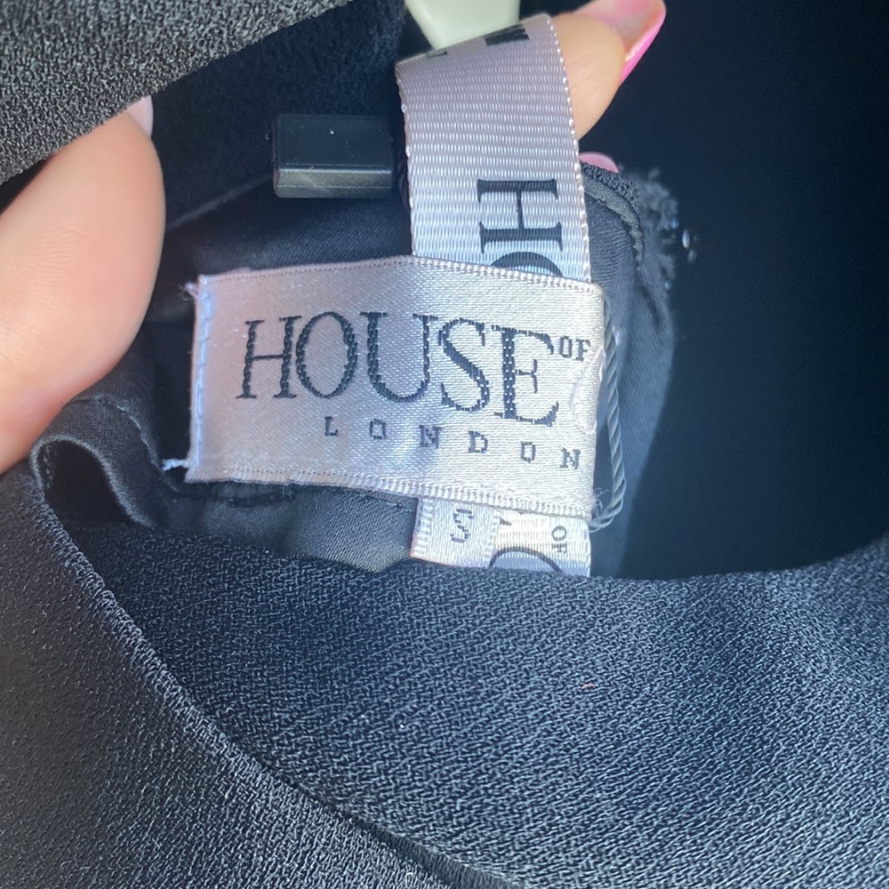 House of CB Black Wide-Leg Jumpsuit - Picture 8 of 10